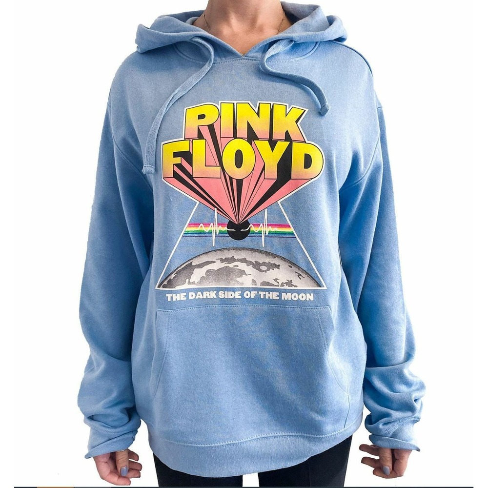 Freeze New York Pink Floyd Dark Side of the Moon Blue Hoodie PDSJD24 Womens S